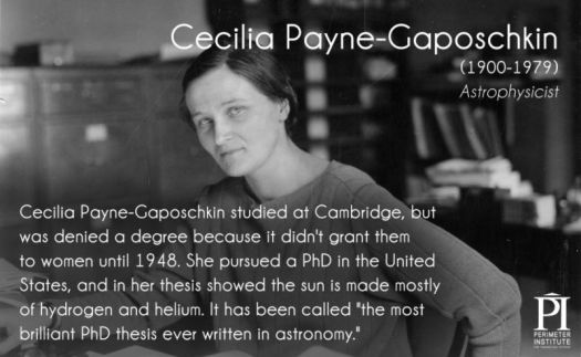 Brilliant female physicist.