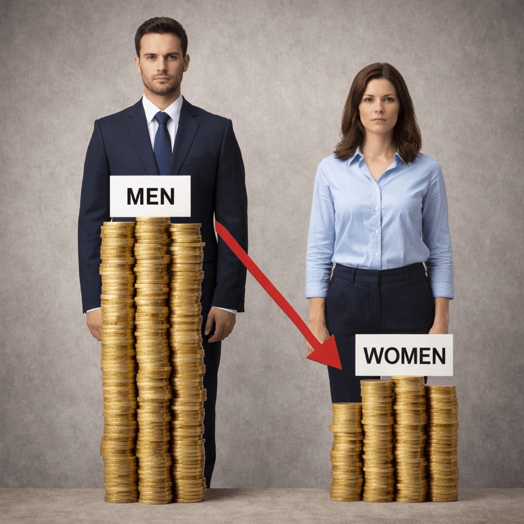 World map made of stacked coins on wooden table depicting global wealth distribution
